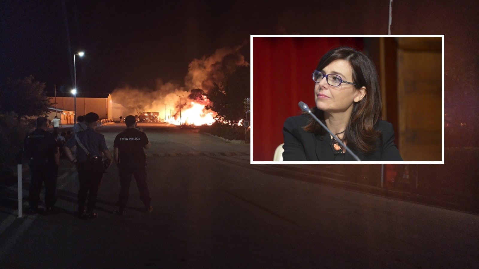 Maxi incendio Kalat Impianti, assessore regionale Baglieri: “Dolo? Se così, troppe coincidenze”