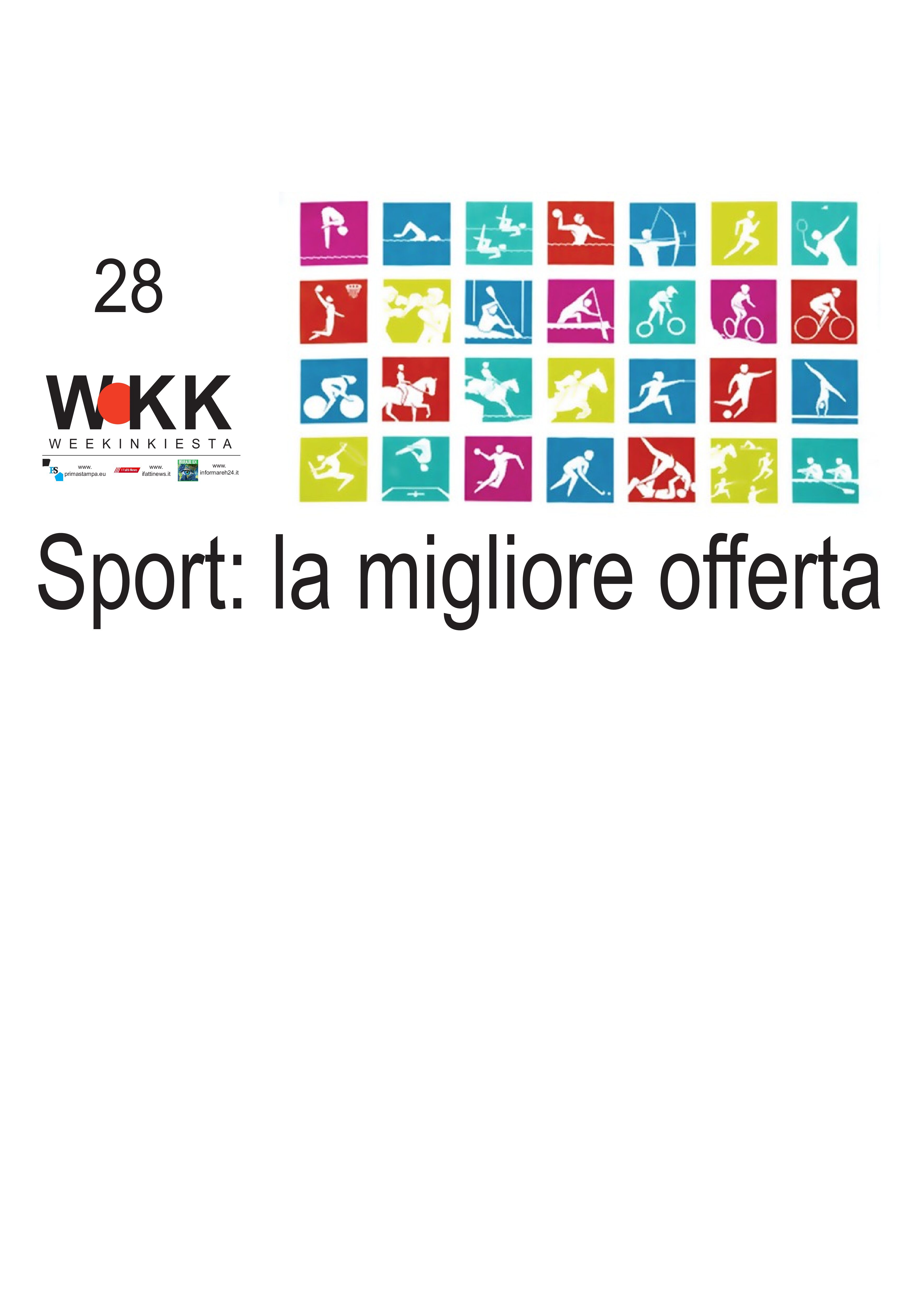 28 Wikinkiesta: Sport, la  migliore offerta